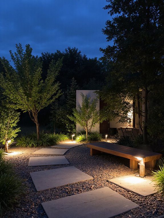 subtle lighting enhances ambiance