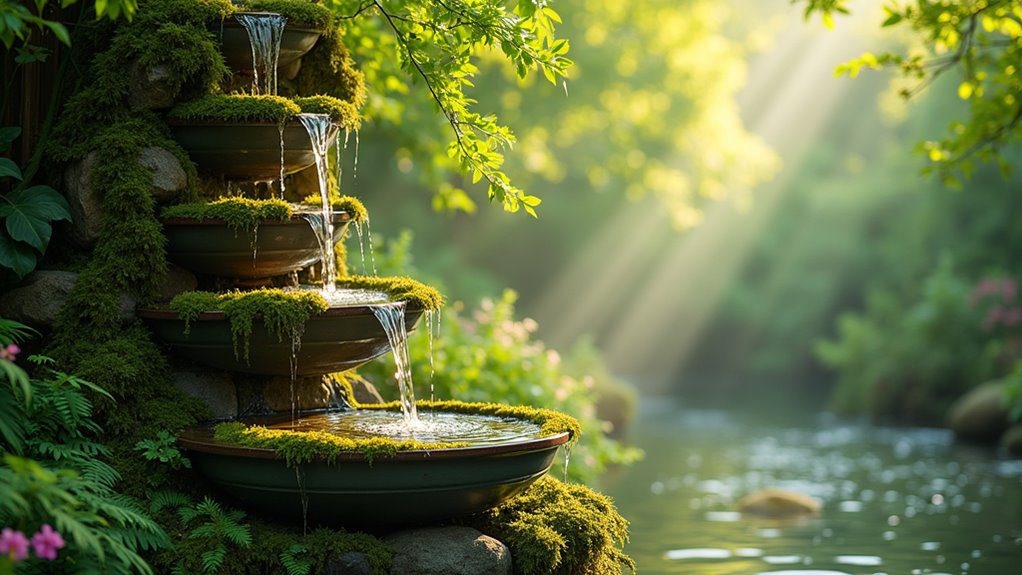 suspended aquatic plant display