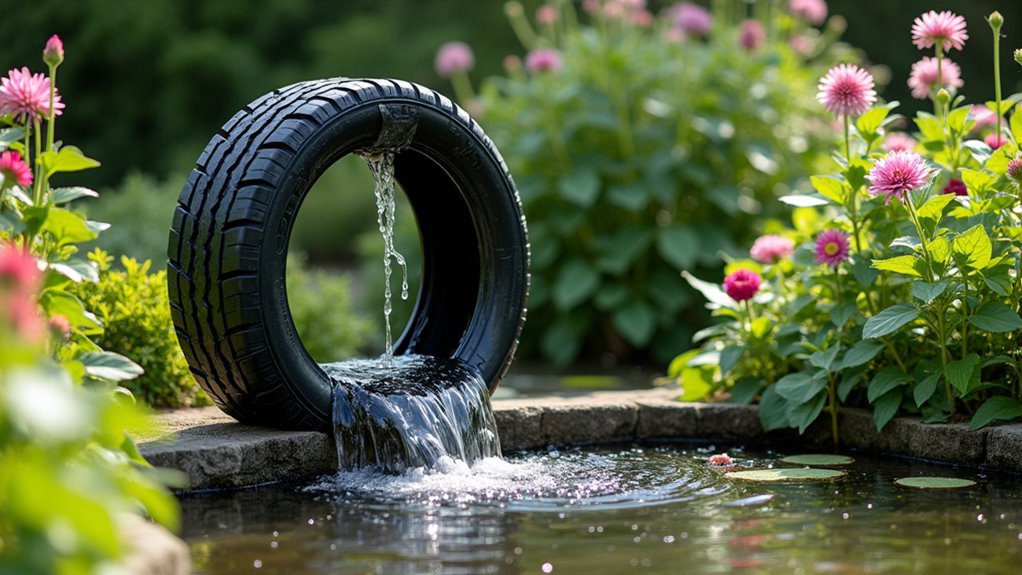sustainable garden water feature