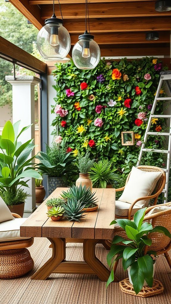 sustainable outdoor living space