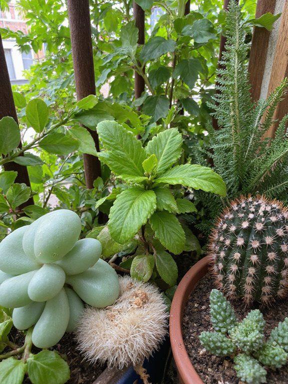 tactile plant texture combinations