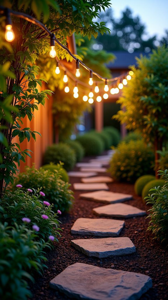 twinkling decorative lighting strings