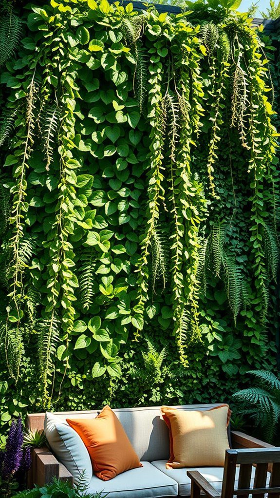 vertical garden design concept