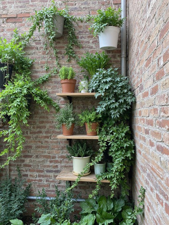vertical gardening for courtyards
