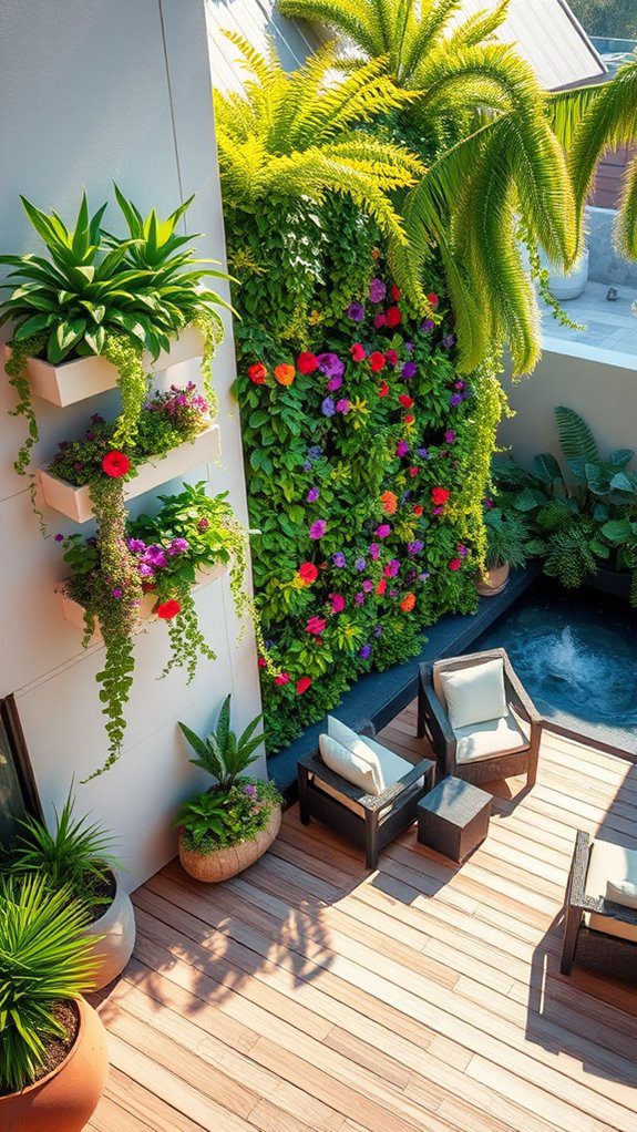 vertical gardens save space