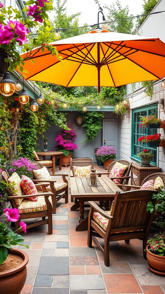 vibrant outdoor living spaces