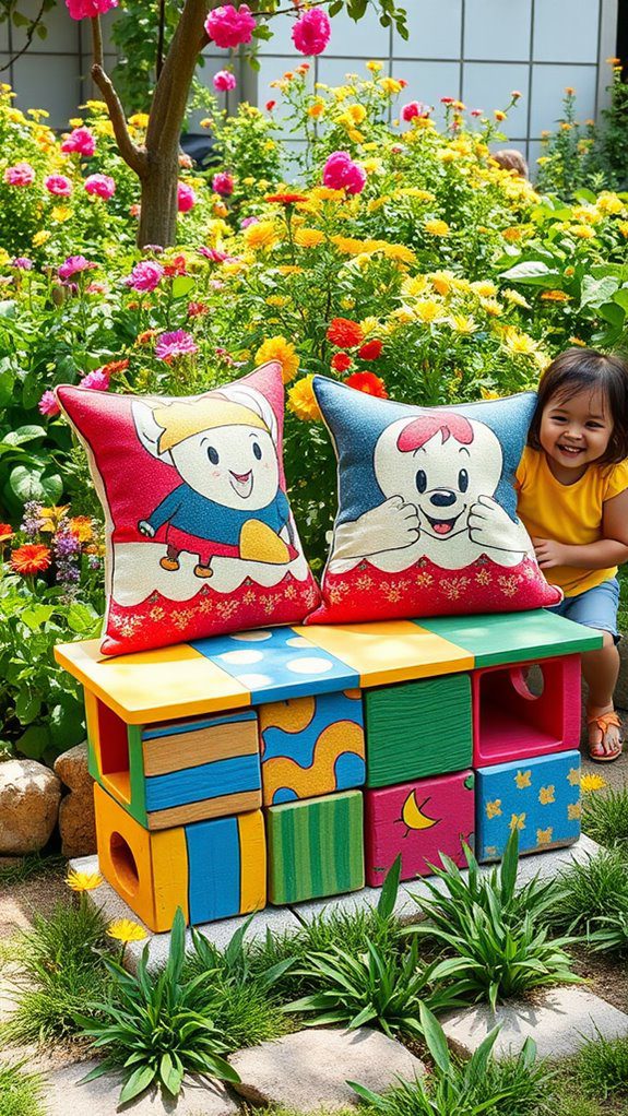 vibrant seating for children