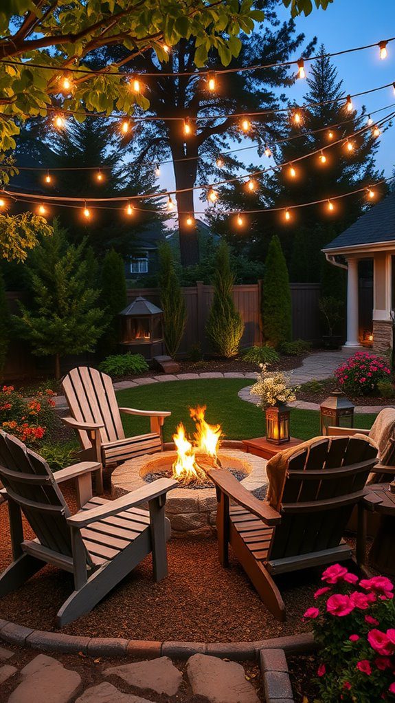 warm outdoor gathering spot