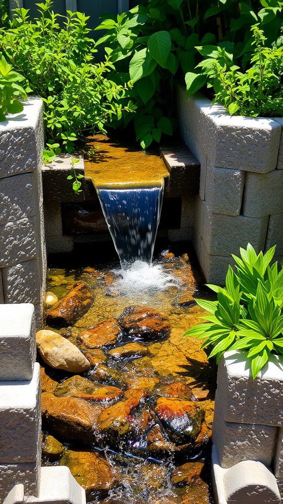 water feature foundation design