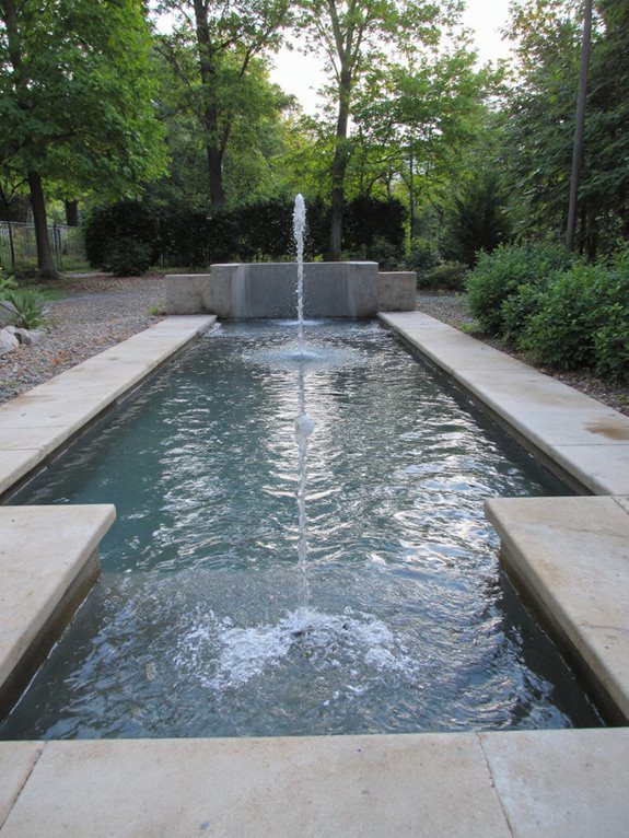 water features enhance tranquility