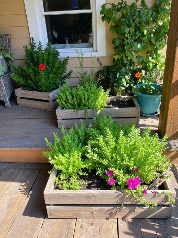 budget friendly diy crate planters