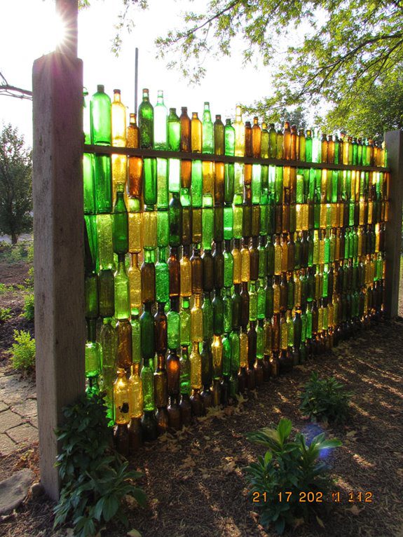 bury bottles for privacy