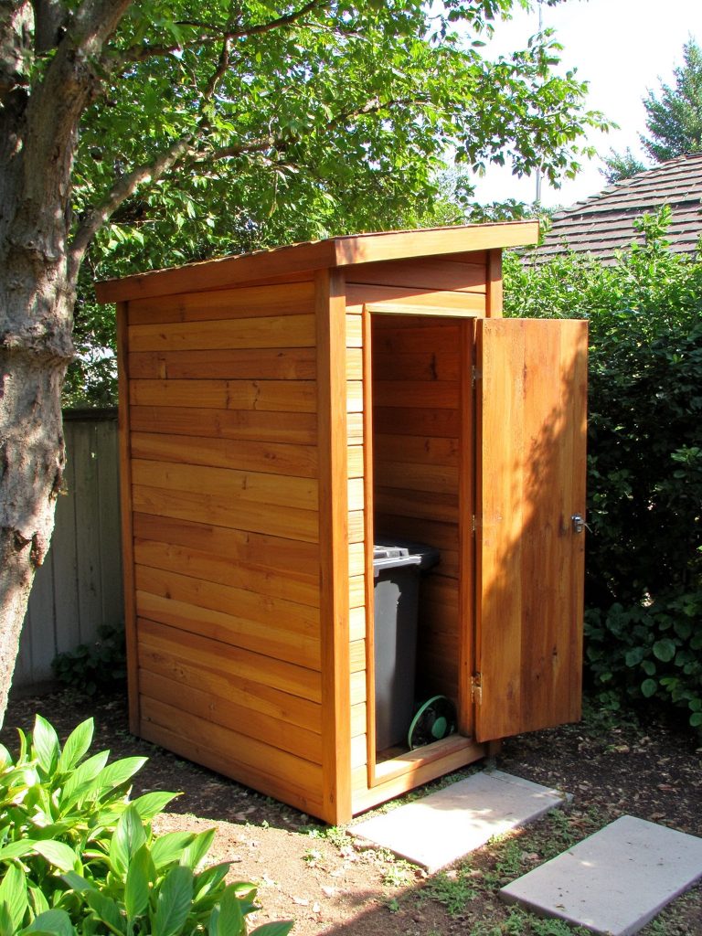 cedar trash can concealment