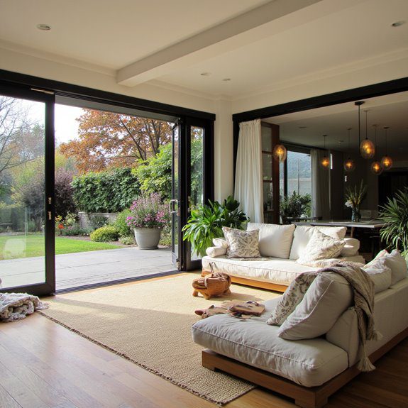 cohesive indoor outdoor decor integration