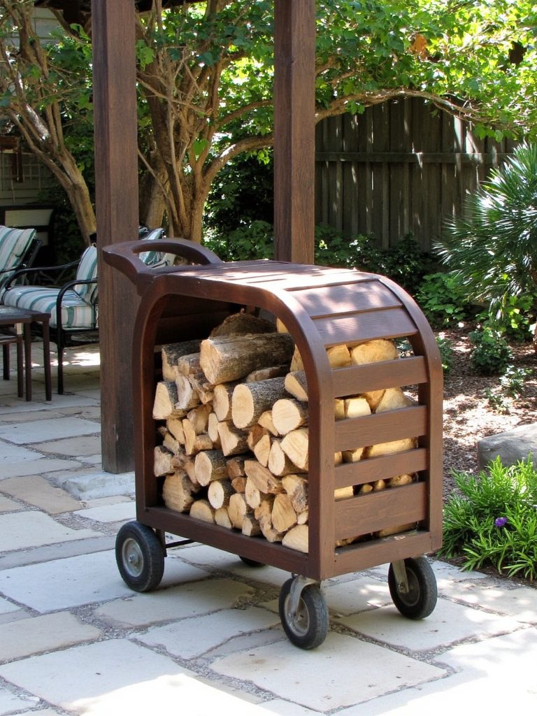 convenient firewood transport solution