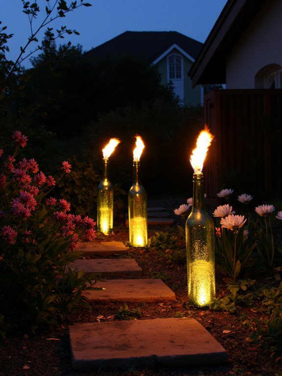 cozy citronella bottle torches