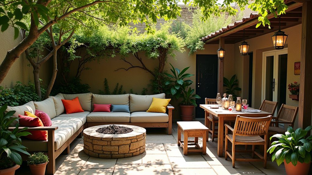 cozy outdoor living retreats