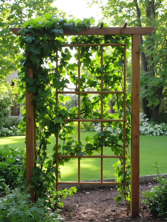 diy vertical garden support