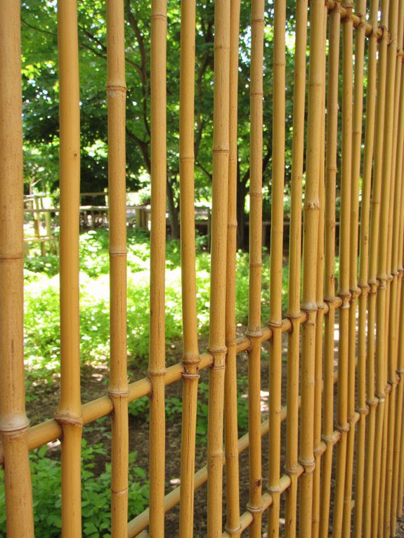 eco friendly bamboo privacy fence