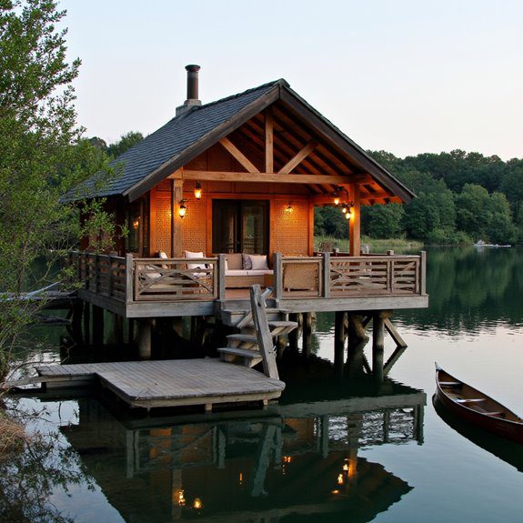 elevated waterfront gathering space
