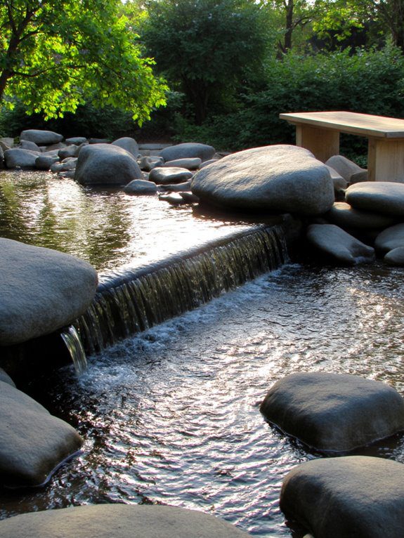 flowing water enhances tranquility