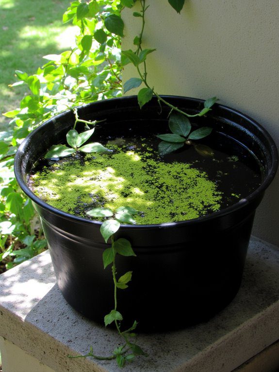 hanging bucket pond gardening