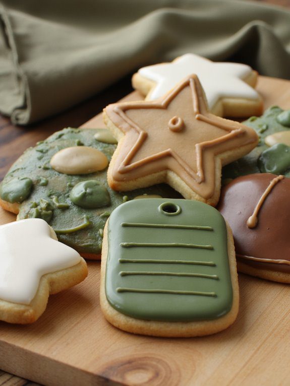 military cookie decorating fun