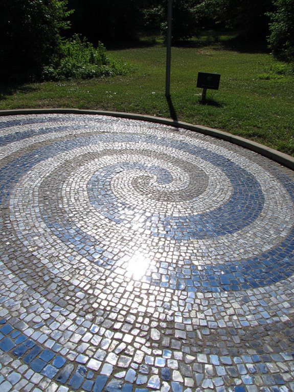 mirror and tile meditation