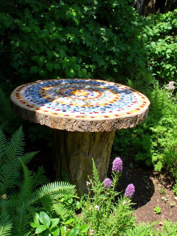 mosaic table garden project