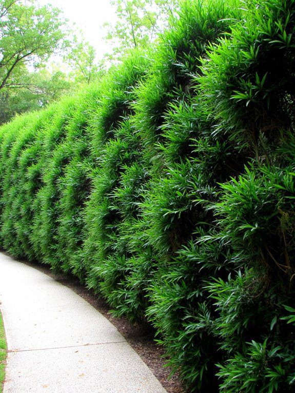 natural privacy garden fence