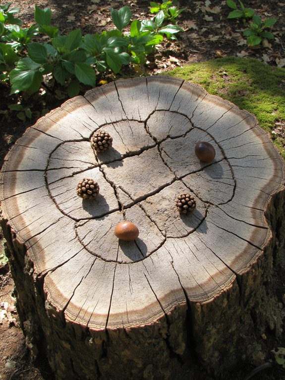nature inspired tic tac toe game