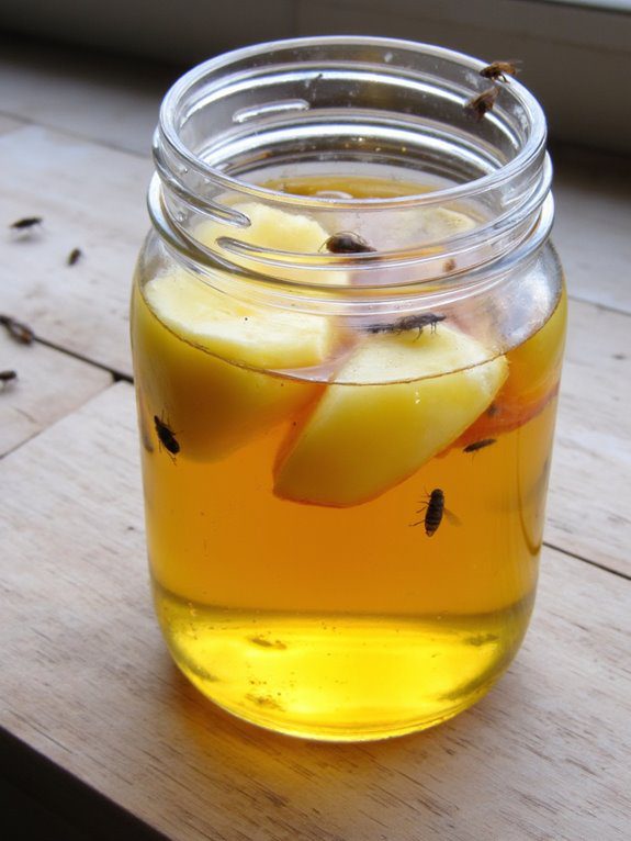 overripe fruit fly trap