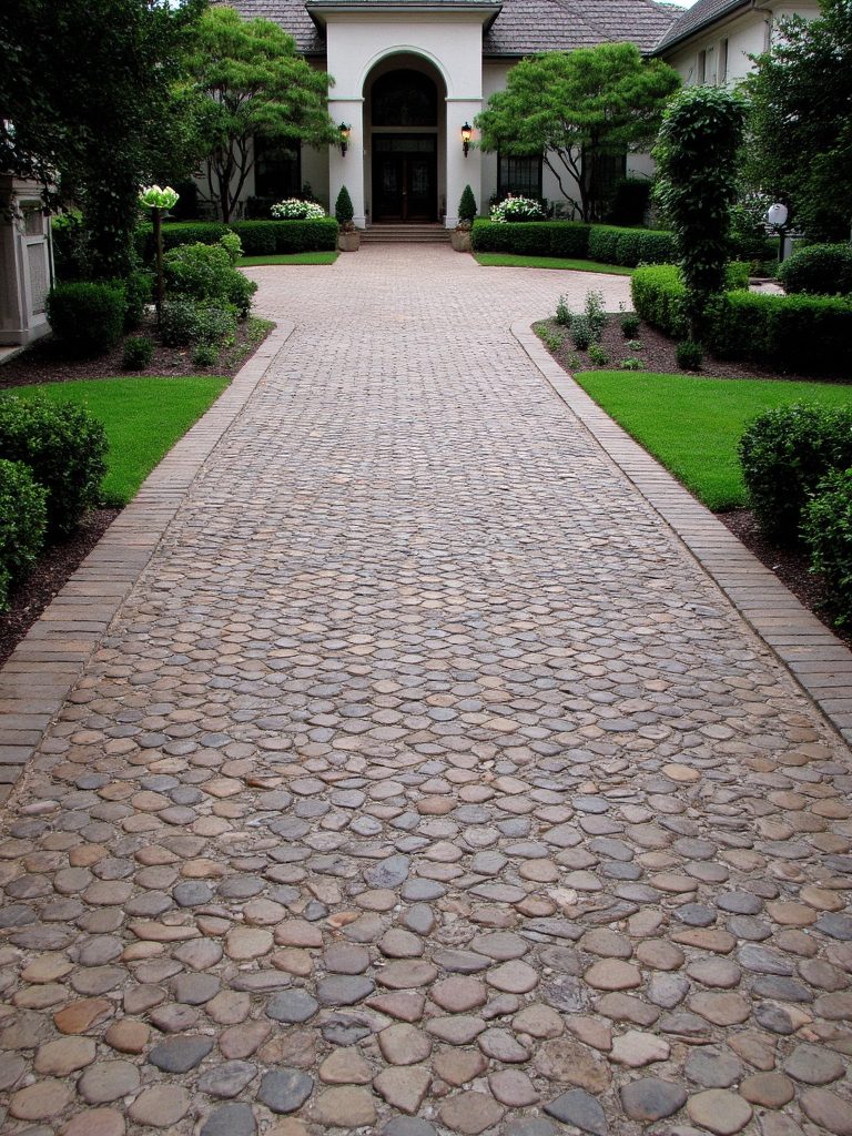 paver patterns enhance curb appeal