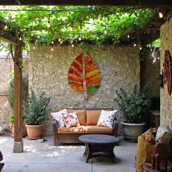 personalize outdoor art space