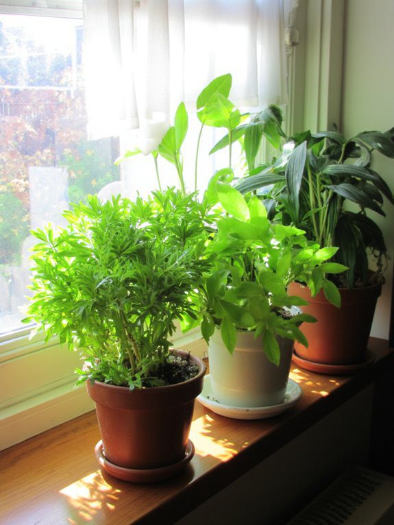 regular plant care routine