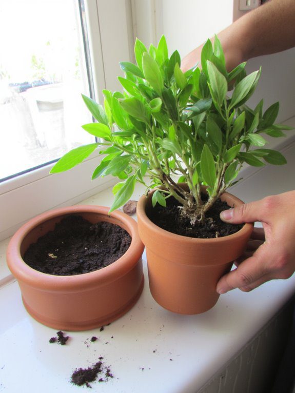 repot for healthier growth