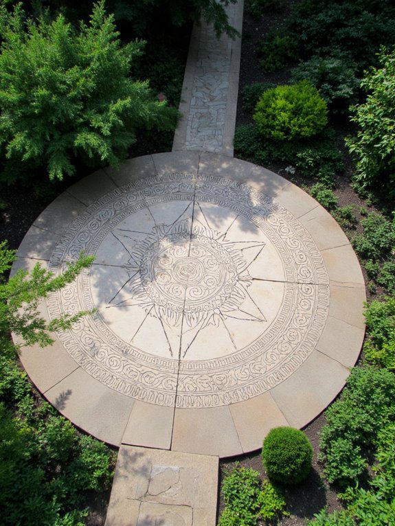 sacred geometry outdoor meditation
