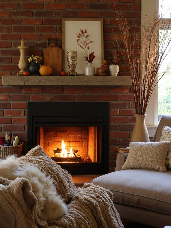 seasonal fireplace decor ideas