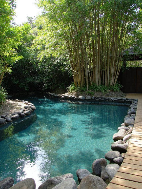 sleek sustainable minimalist pools