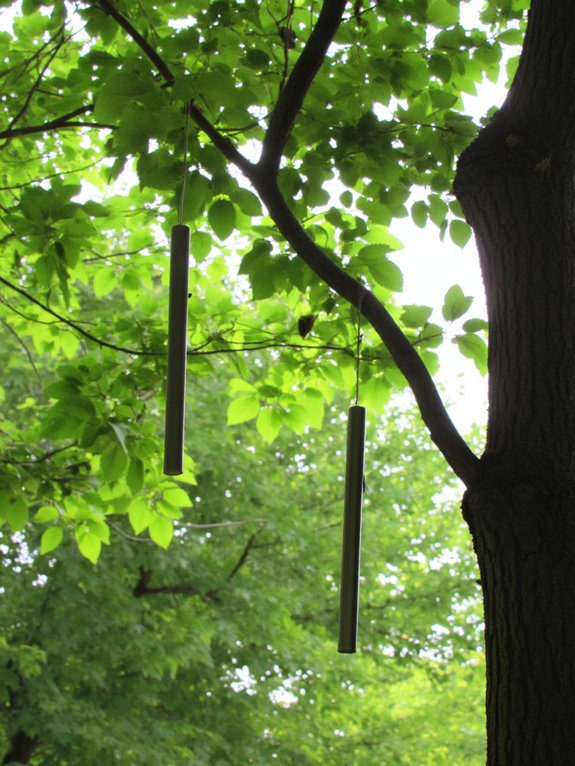 soothing garden wind chimes