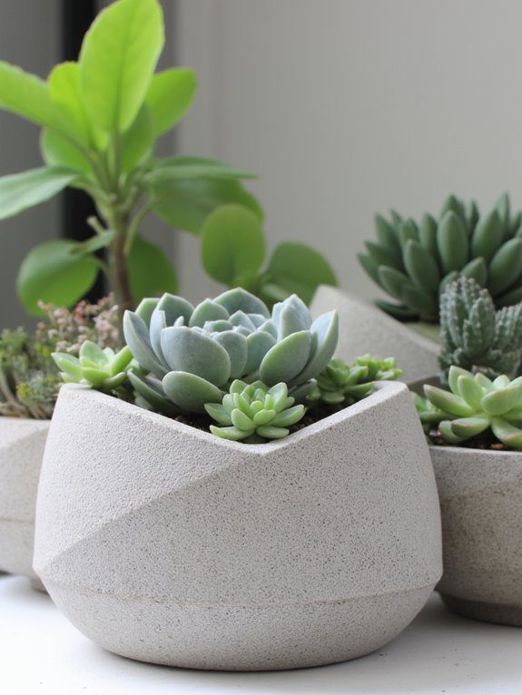sturdy stylish succulent homes