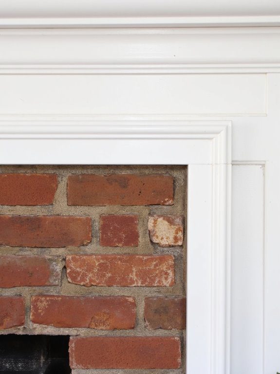 stylish brick and shiplap combination