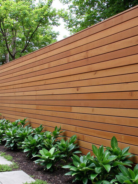 stylish customizable wooden fencing