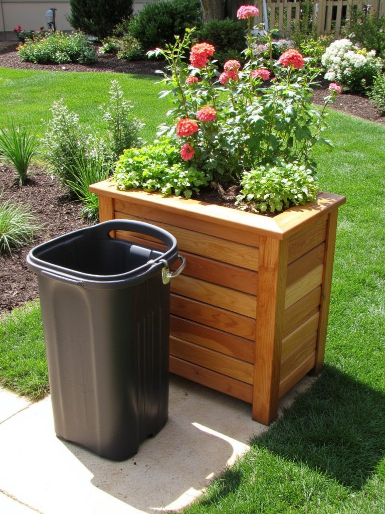 stylish storage and planter