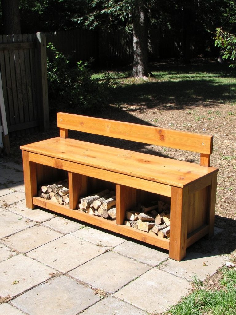 stylish storage and seating