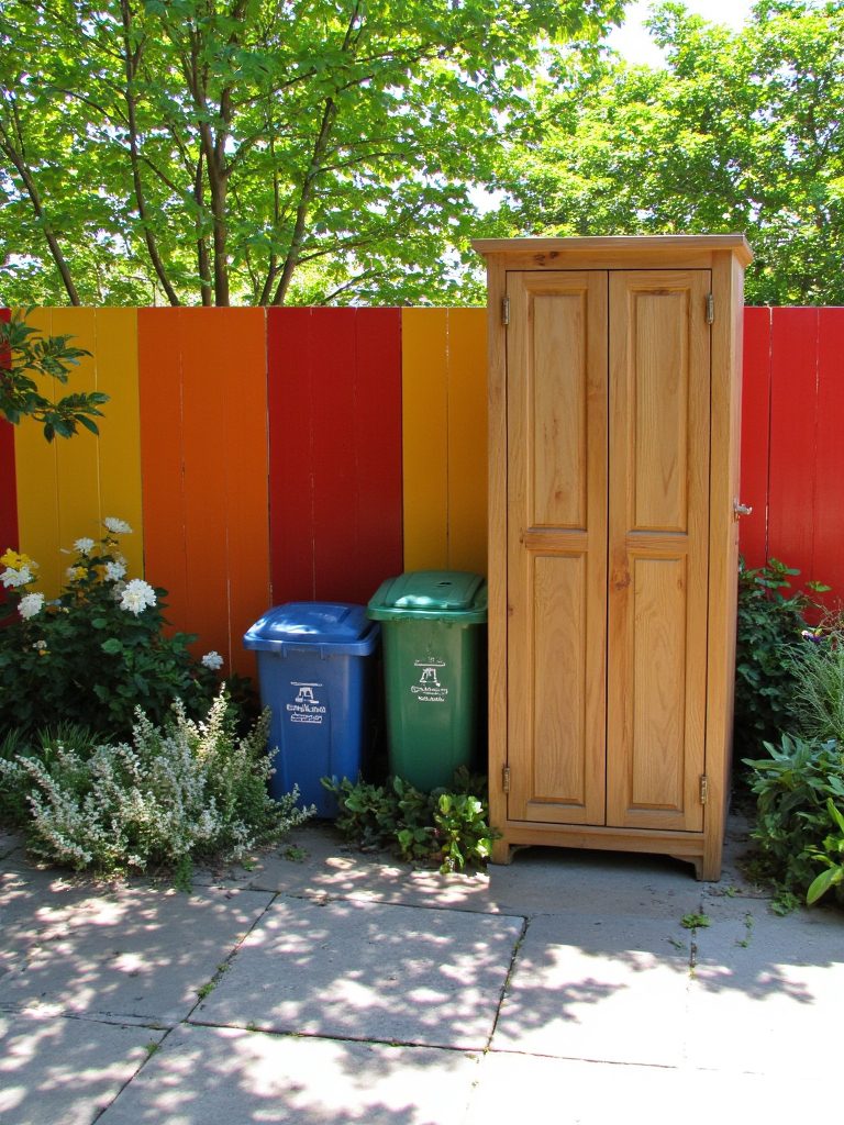 stylish vertical storage solution