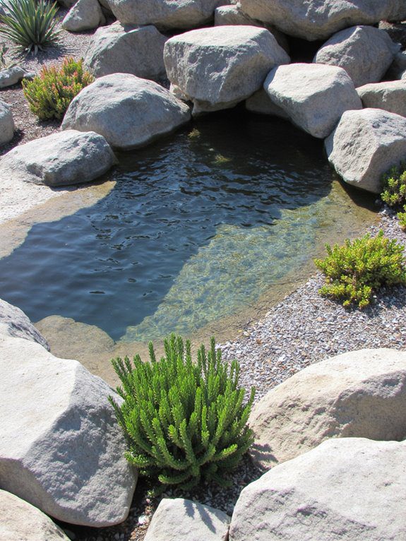 succulent rock garden oasis