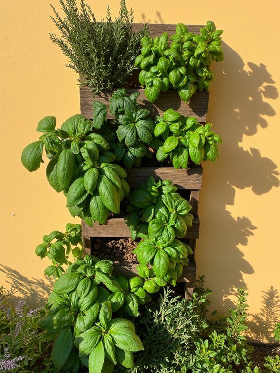 tiered herb garden design
