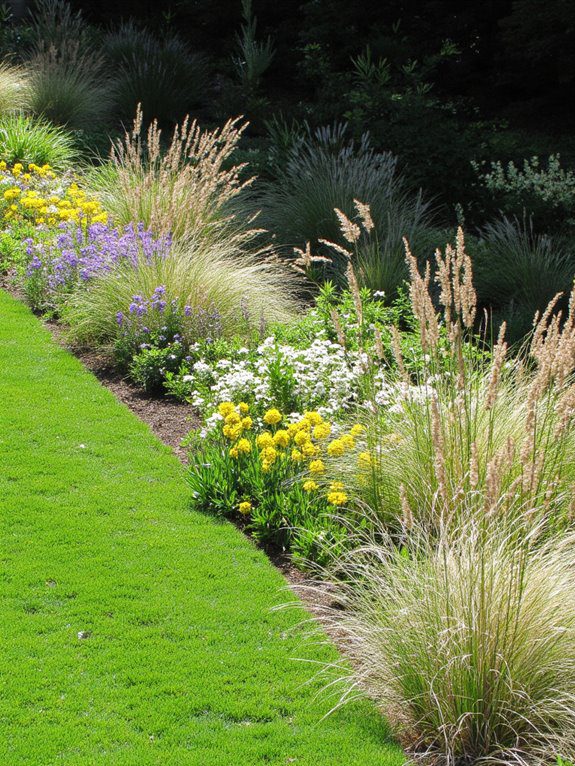 tiered native plant design