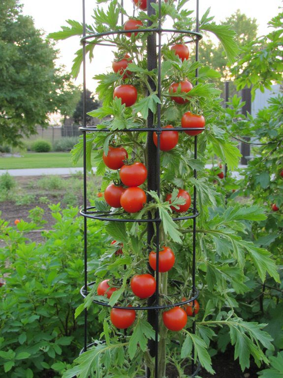 vertical gardening tomato tower